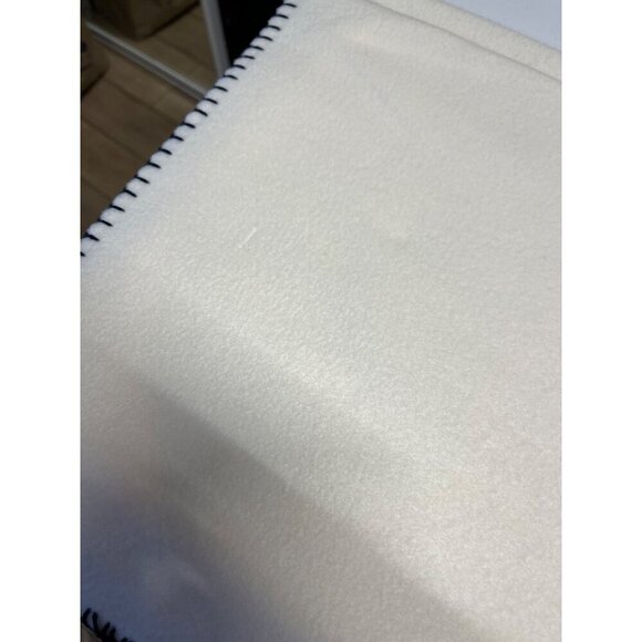 VTG Lauren Ralph Lauren Flag Fleece Throw Blanket 50x70 Embroidered - Picture 6 of 8